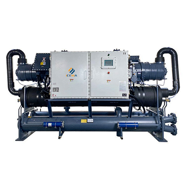 Type de vis refroidi par eau (Double compresseur) refroidisseur